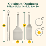 5-Piece Nylon Griddle Tool Set 5