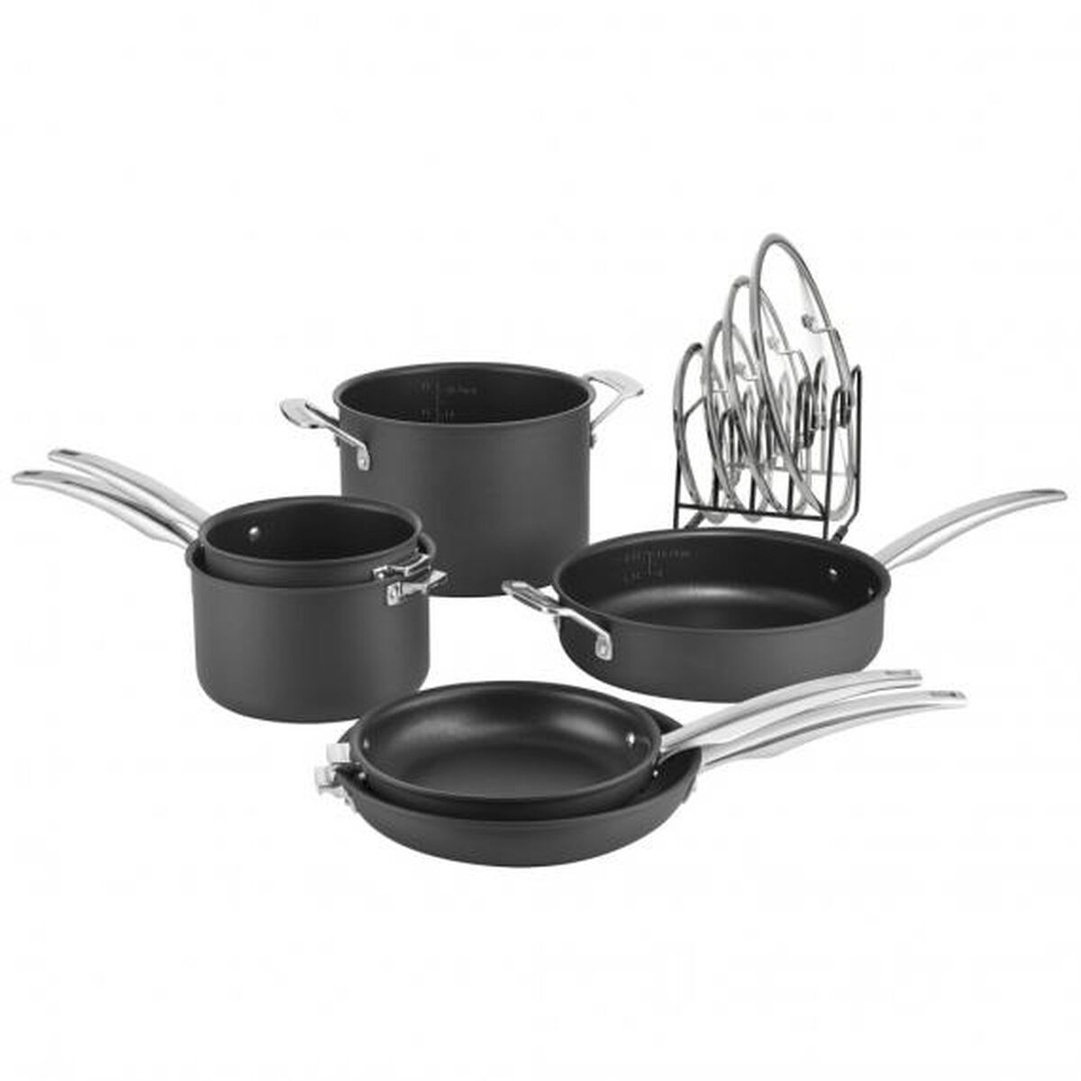 Smartnest Hard Anodized Non-Stick 11 Piece Set 1