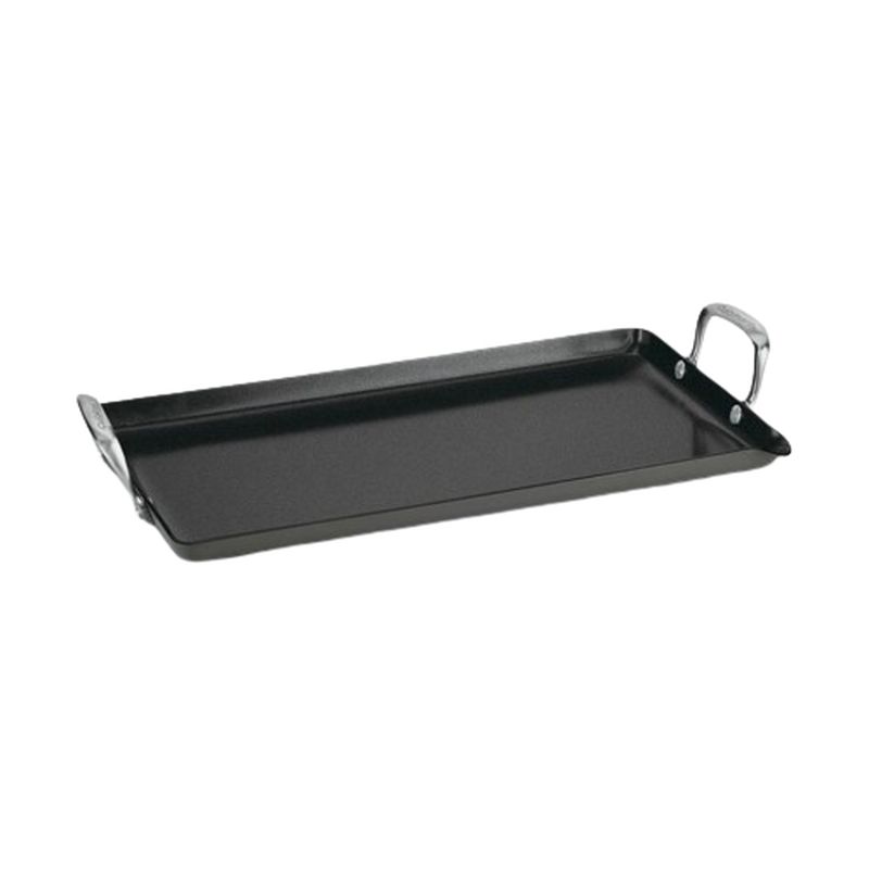 GreenGourmet&reg; Hard Anodized Nonstick Eco-Friendly Double Burner Griddle