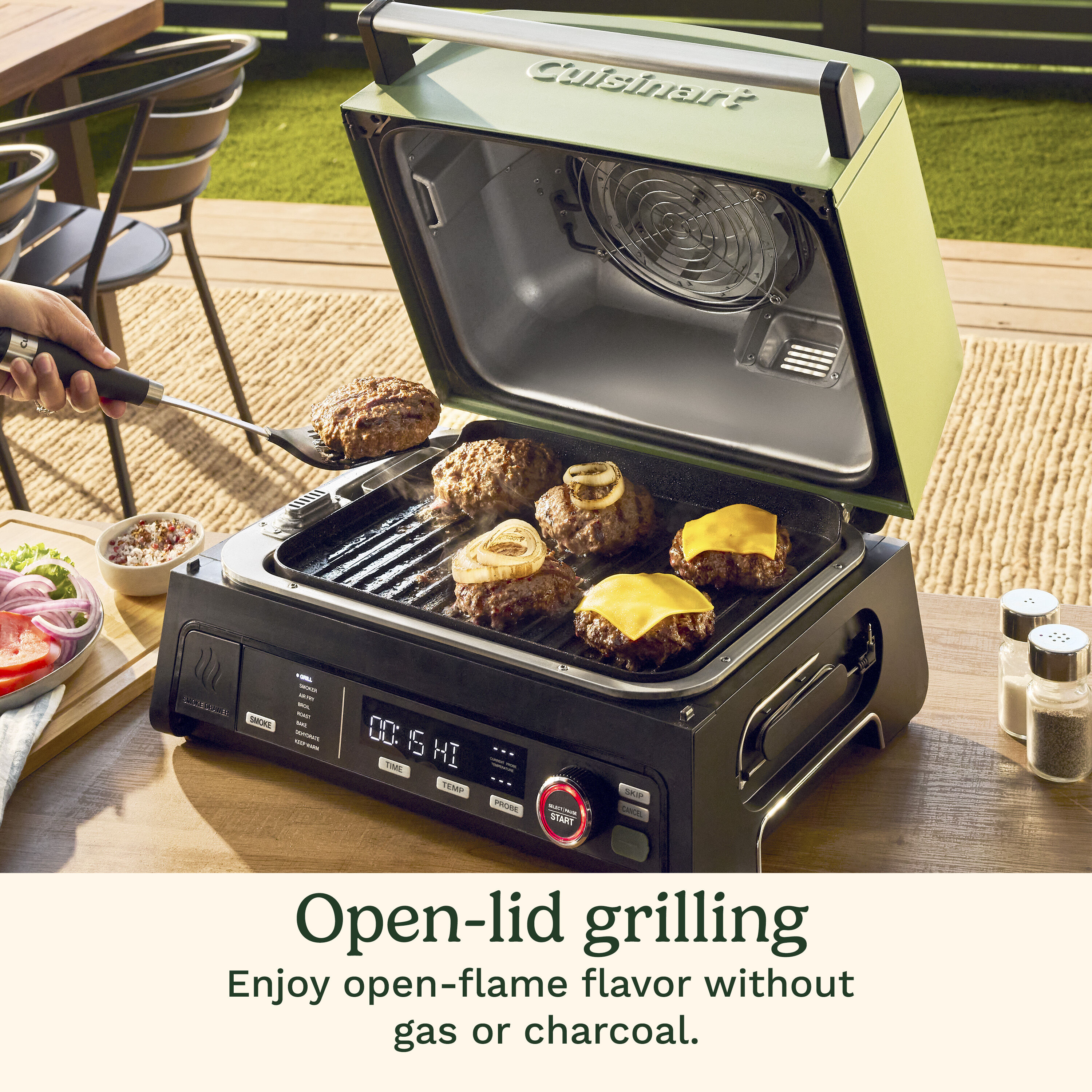 Flavorboost™ 8-in-1 Outdoor Electric Grill – Cuisinart