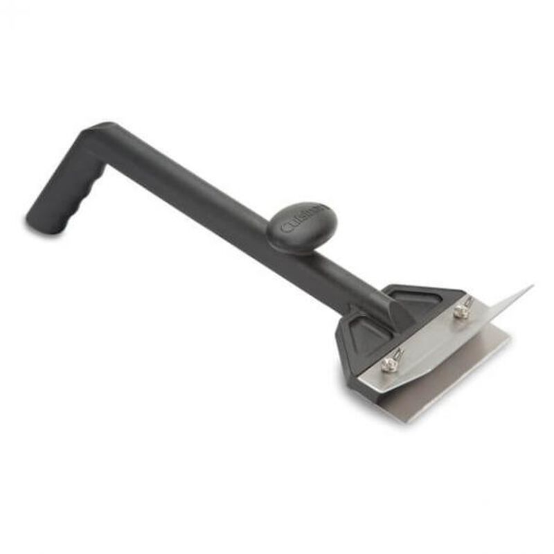 Heavy Duty Griddle Scraper - 6 Inch Blade and Splash Guard