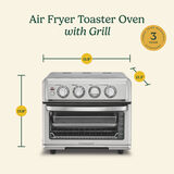 Air Fryer Toaster Oven with Grill