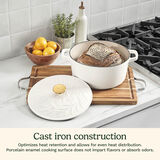 Earth & Essence 5 Qt. Casserole with Cover - Sage Design 3