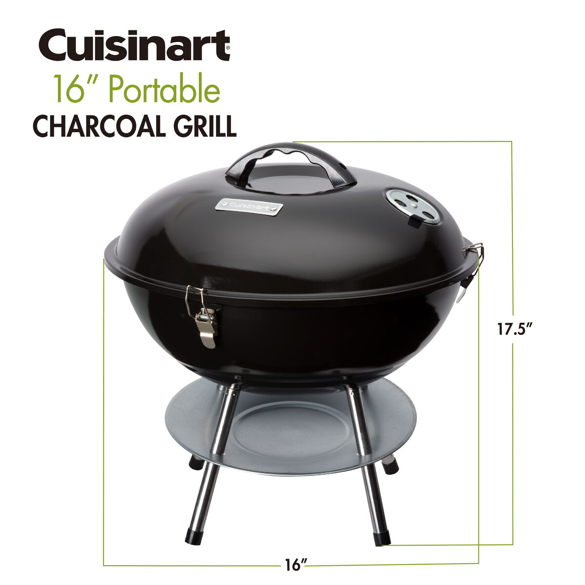 16" Portable Charcoal Grill 6