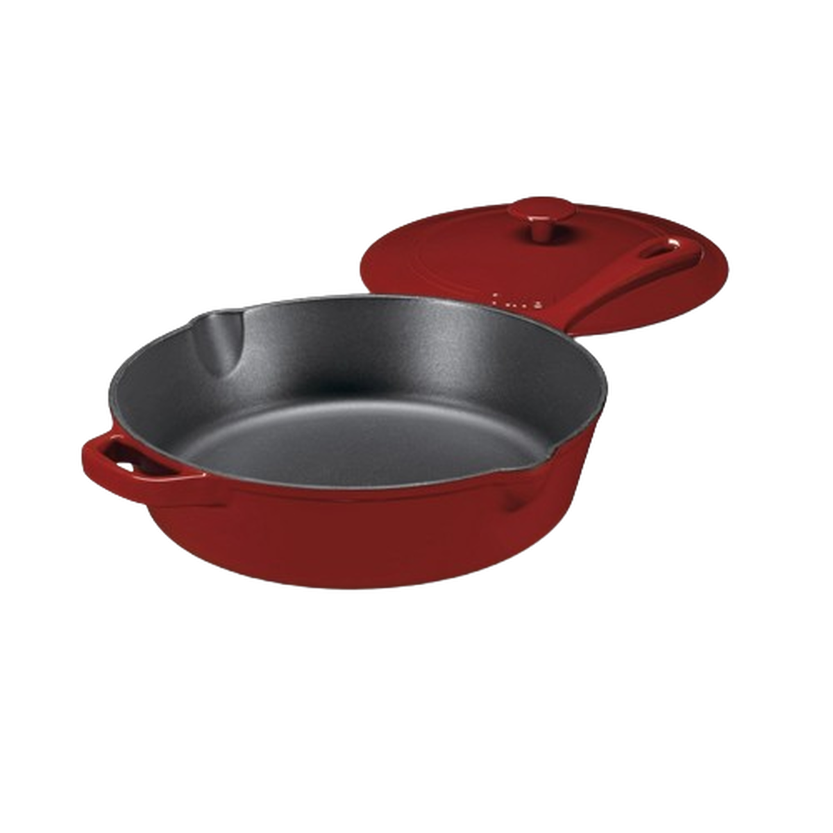 Discontinued Chef&rsquo;s Classic&trade; Enameled Cast Iron Cookware 12" (4.25 Quart) Chicken Fryer 1