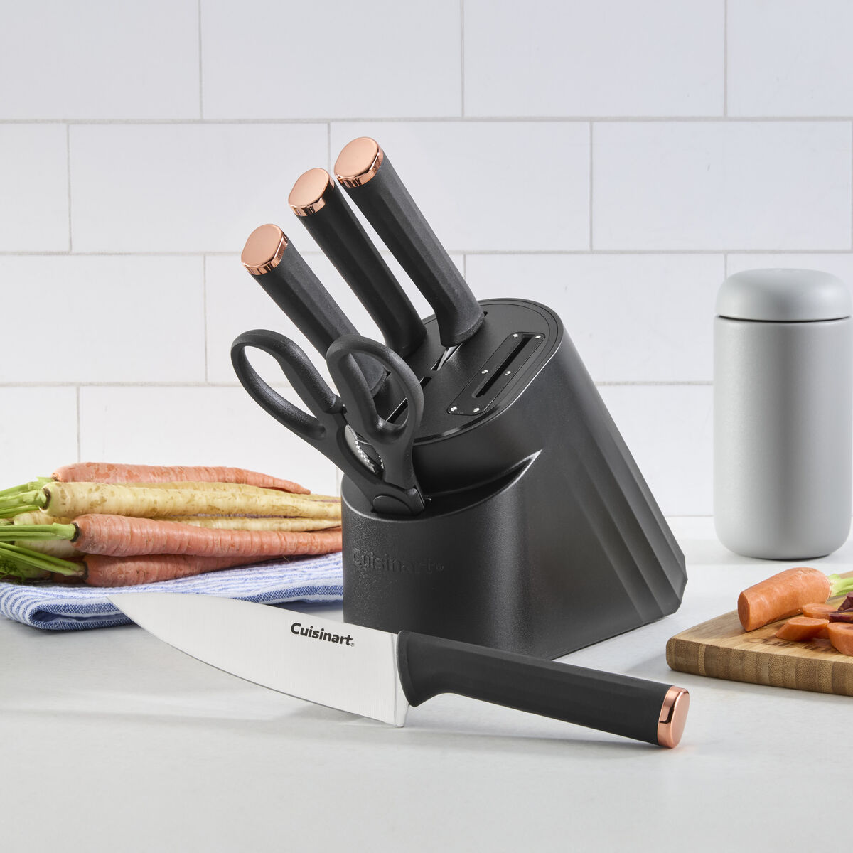 Artisan Elite Stainless Steel Cutlery 6 Piece Knife Block Set 2