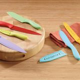 12 Piece Ceramic Coated Color Knife Set with Blade Guards 2