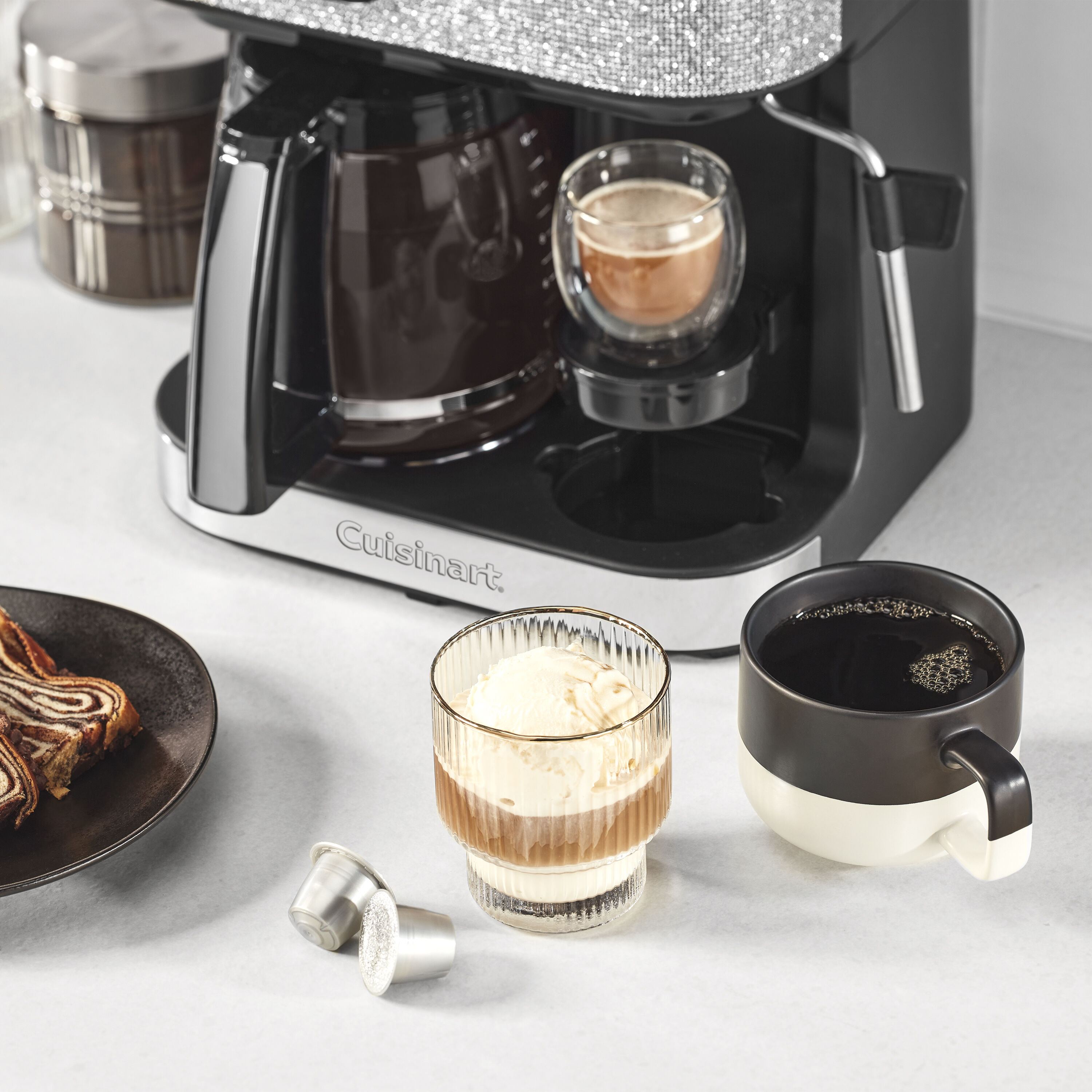 4-in-1 Barista Bar Coffee Maker - Crystal Glam (SS-4N1SC) - Cuisinart