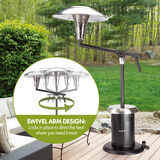 Discontinued Perfect Position Propane Patio Heater with Bonus Cover Included 4