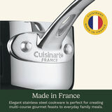 French Classic Tri-Ply Stainless Cookware 13 Piece Set