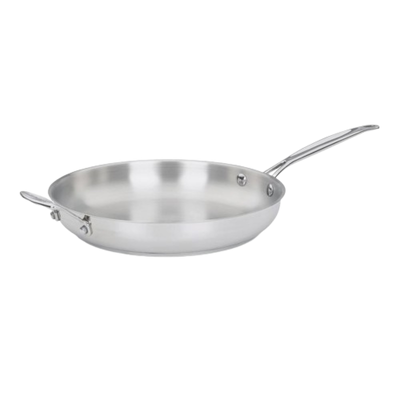 Chef's Classic&trade; Stainless 12'' Skillet with Helper Handle
