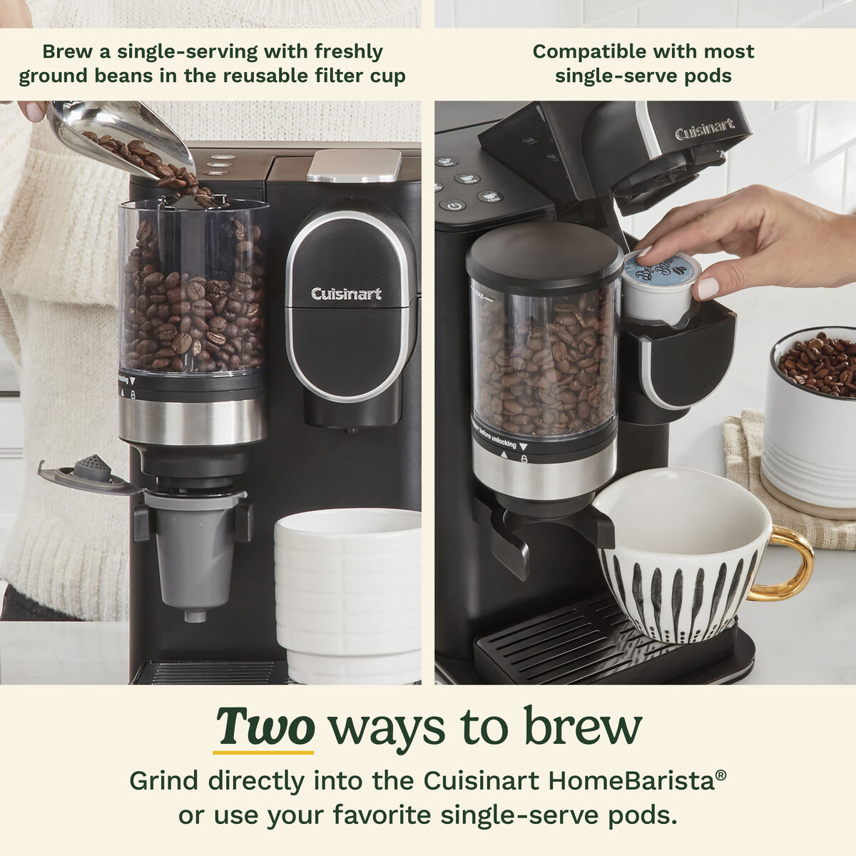 Grind & Brew Single-Serve Coffee Maker