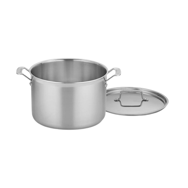 MultiClad Pro Triple Ply Stainless Cookware 12 Quart Stockpot with Cover