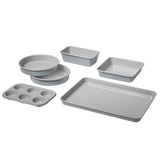 6-Pc Culinary Collection Ceramic Nonstick Bakeware Set - Gorgeous Gray 1