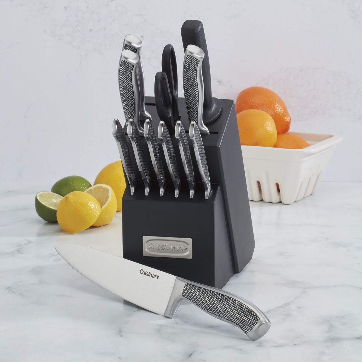 Graphix Collection 13 Piece Stainless Steel Knife Block Set