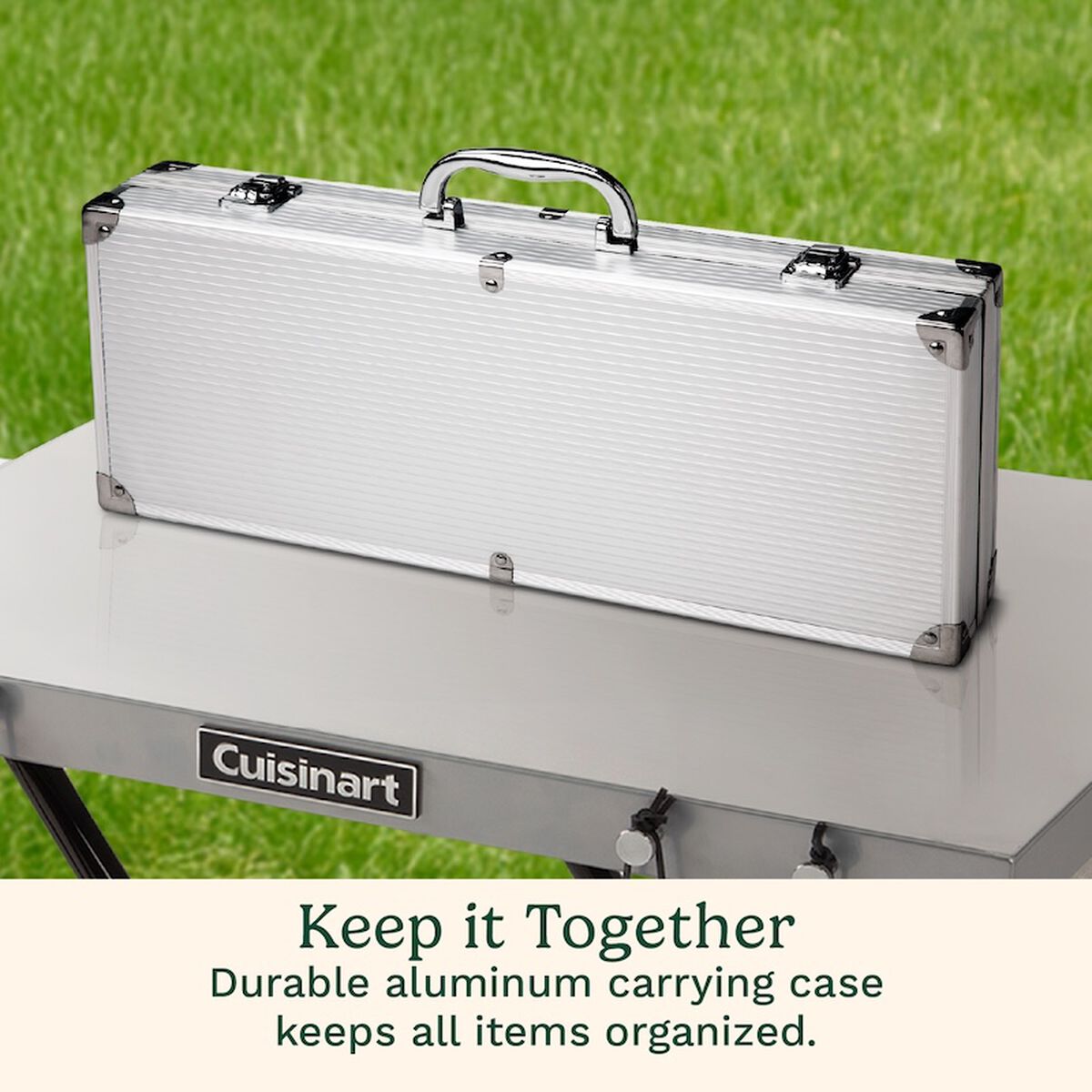 Discontinued Deluxe Stainless-Steel Grill Set (14 Piece) 5