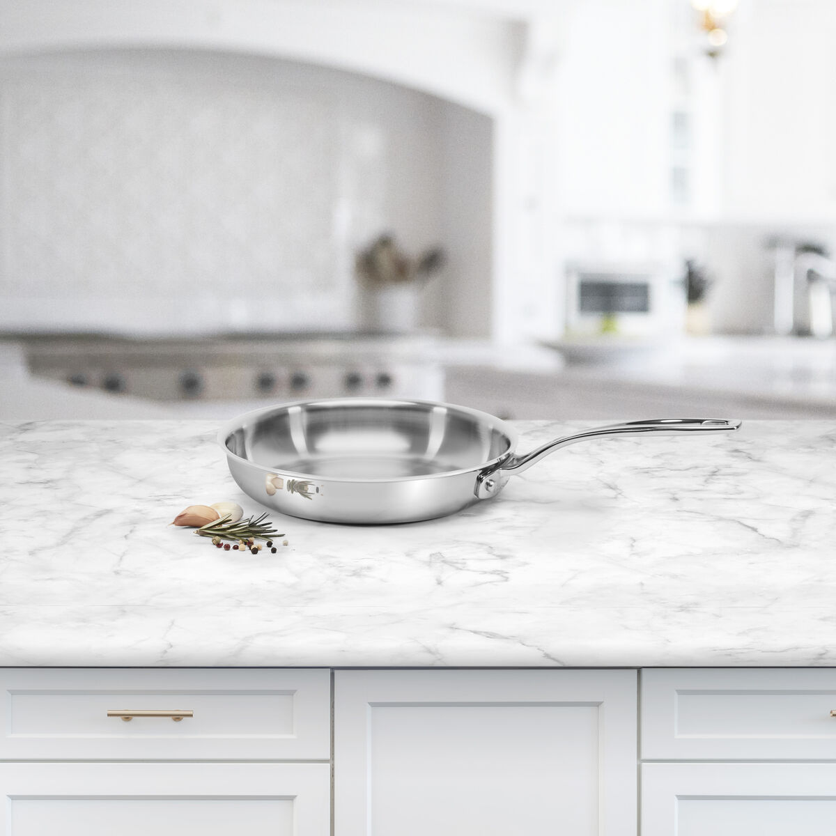 Discontinued Custom-Clad 5-Ply Stainless Steel 10 Piece Cookware Set 5