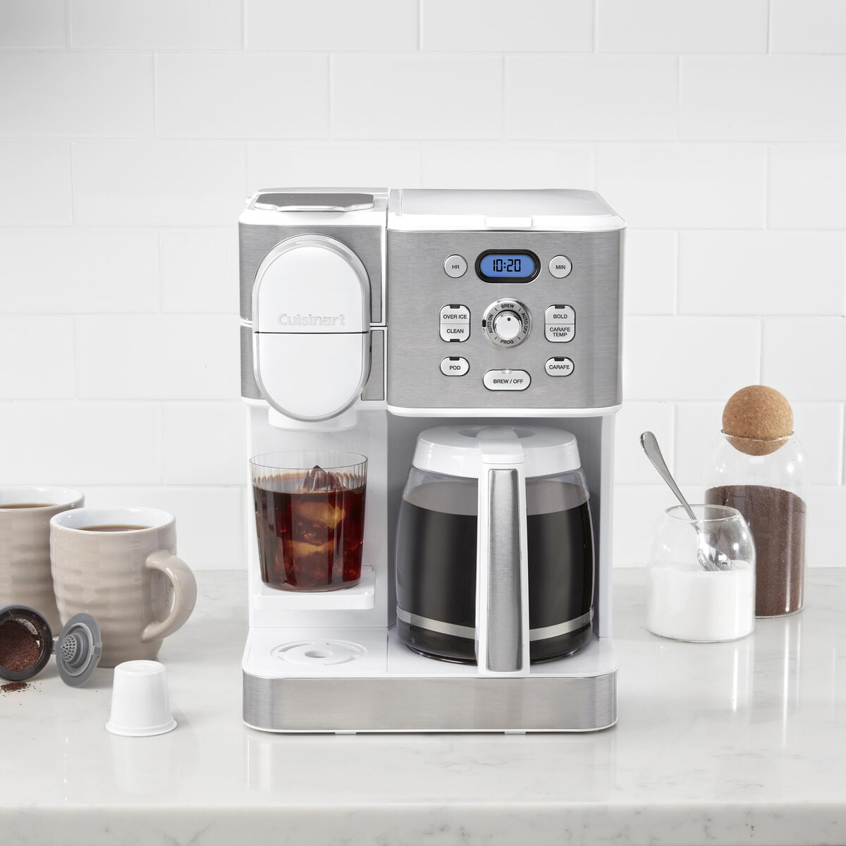 Discontinued Coffee Center&reg; 2-in-1 Coffee Maker Black Stainless 3