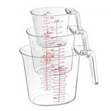 3 Piece Nesting Liquid Measuring Cup Set 1