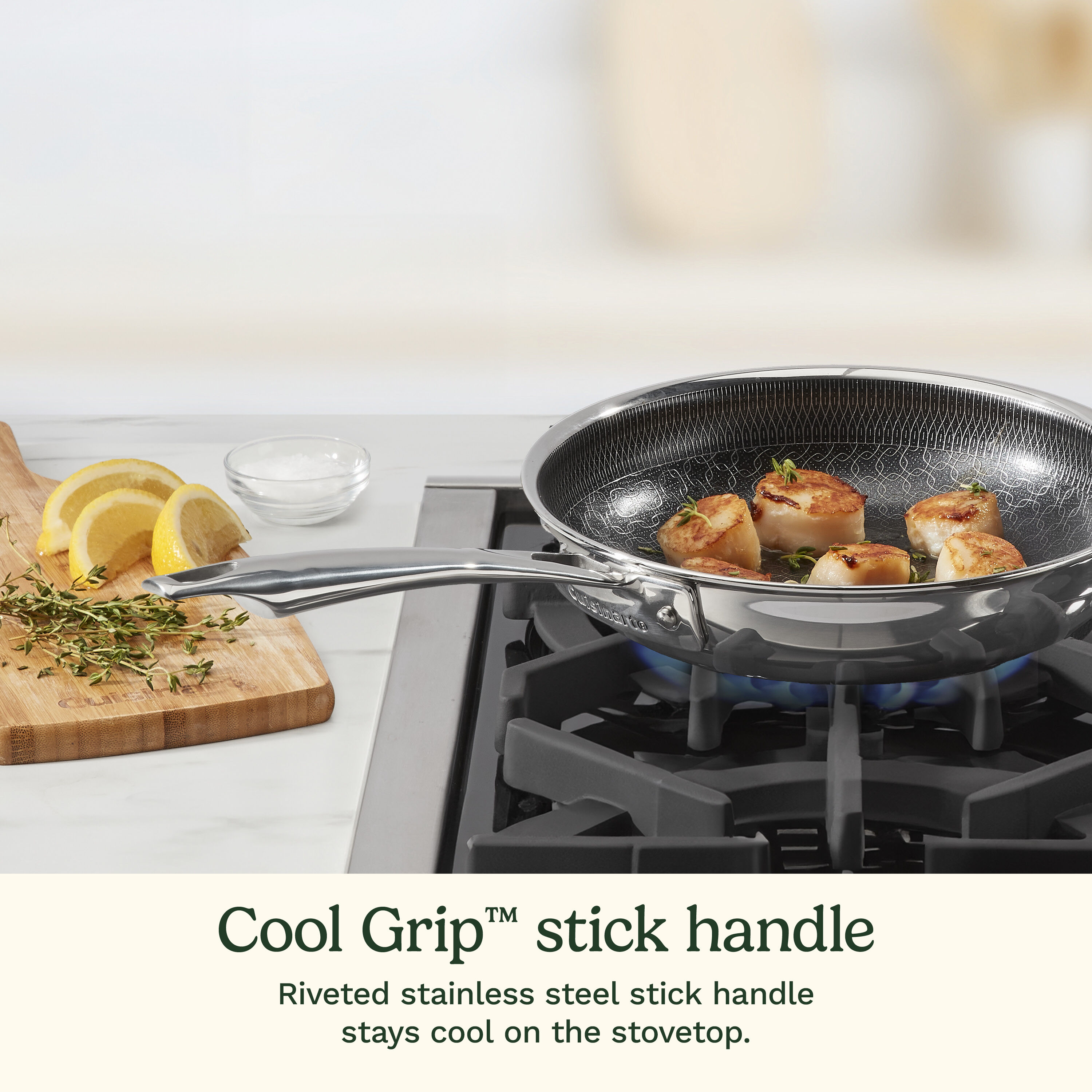 FusionElite+™ Hybrid Nonstick Tri-Ply Stainless Steel 8