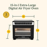 15-in-1 Extra-Large Digital Air Fryer Oven