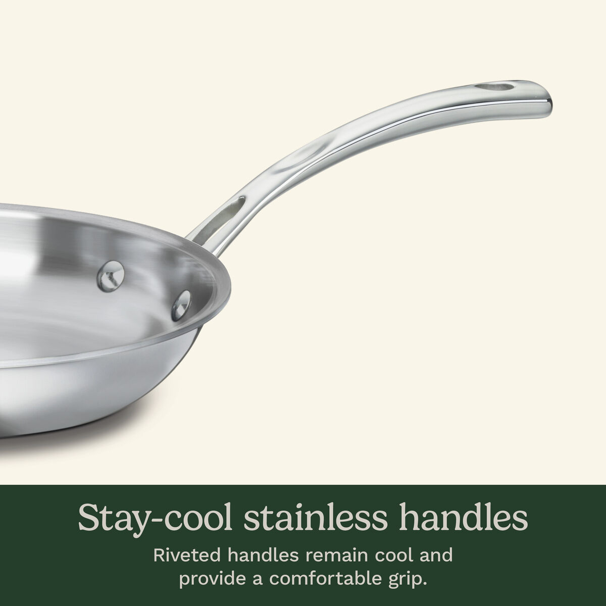 French Classic Tri-Ply Stainless Cookware 13 Piece Set