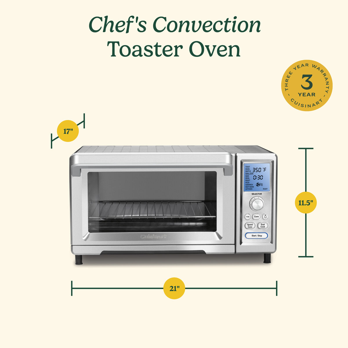 Chef&rsquo;s Convection Toaster Oven