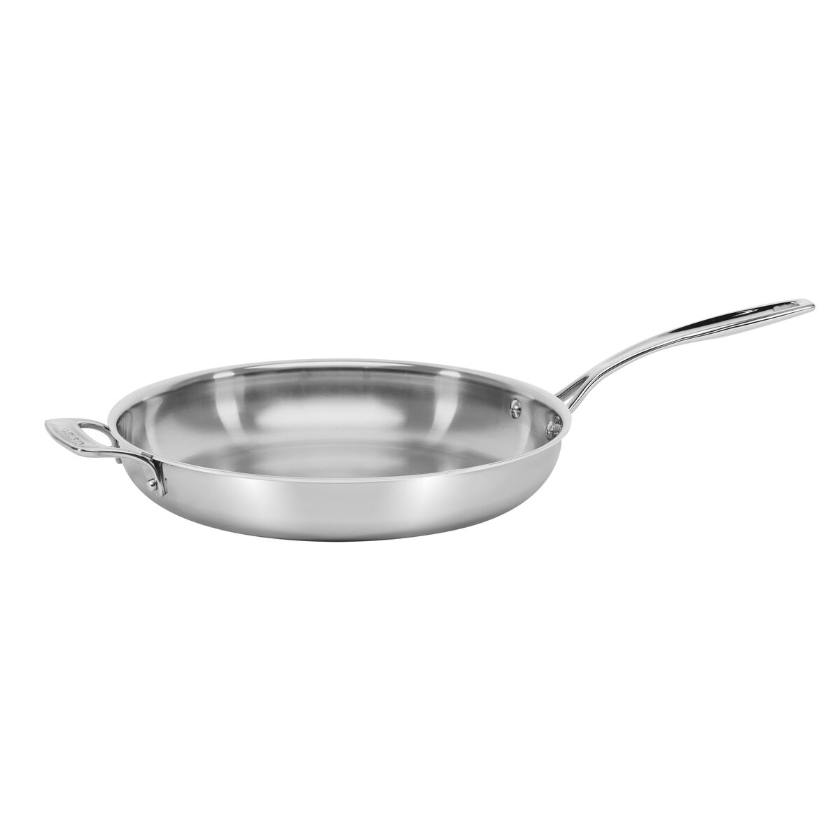 Custom-Clad 5-Ply 12" Fry Pan with Helper Handle 1