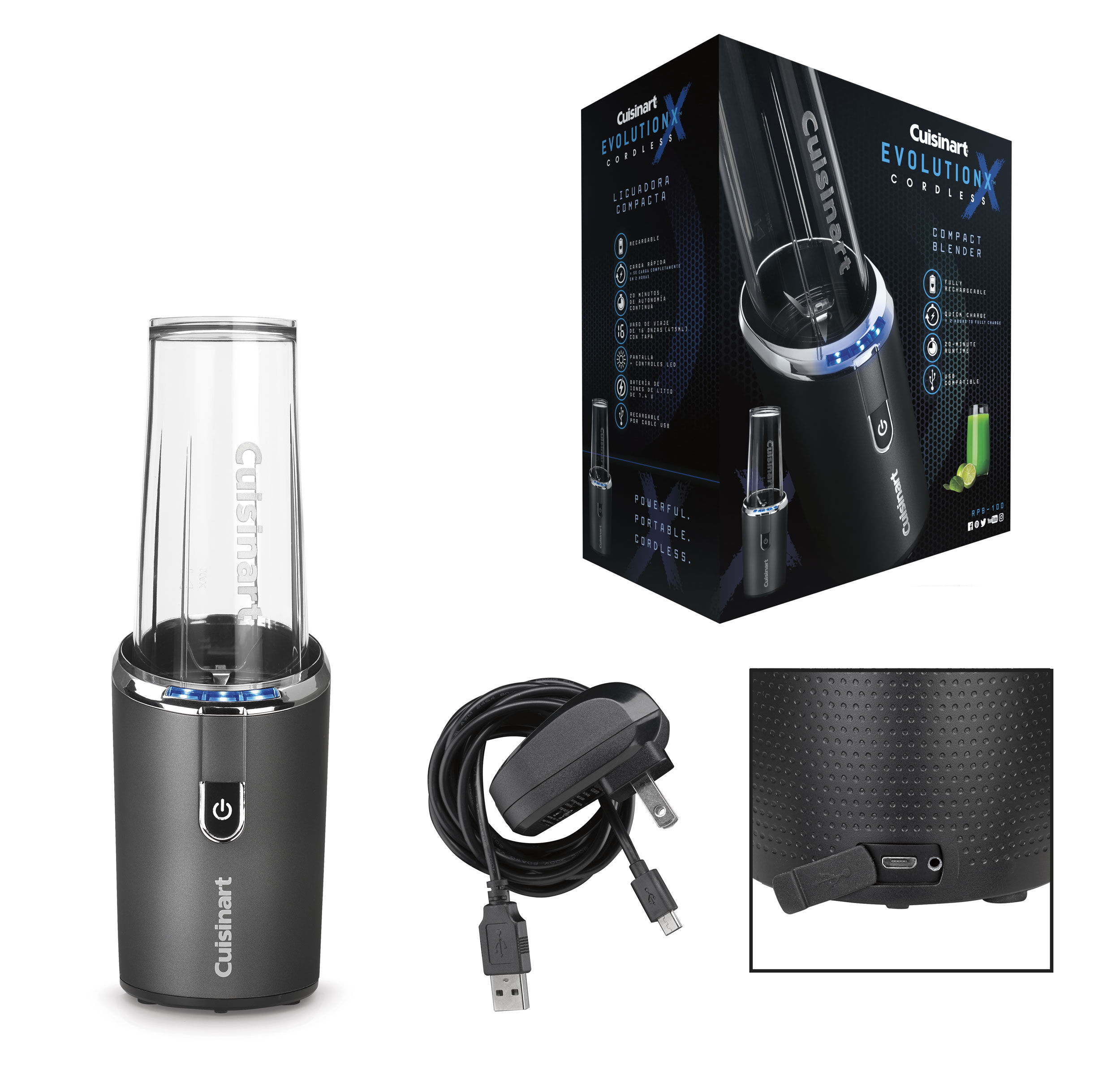 Discontinued EvolutionX Cordless Compact Blender - Cuisinart