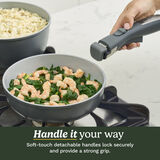 ClickSmart&trade; Nonstick Detachable Handle Cookware