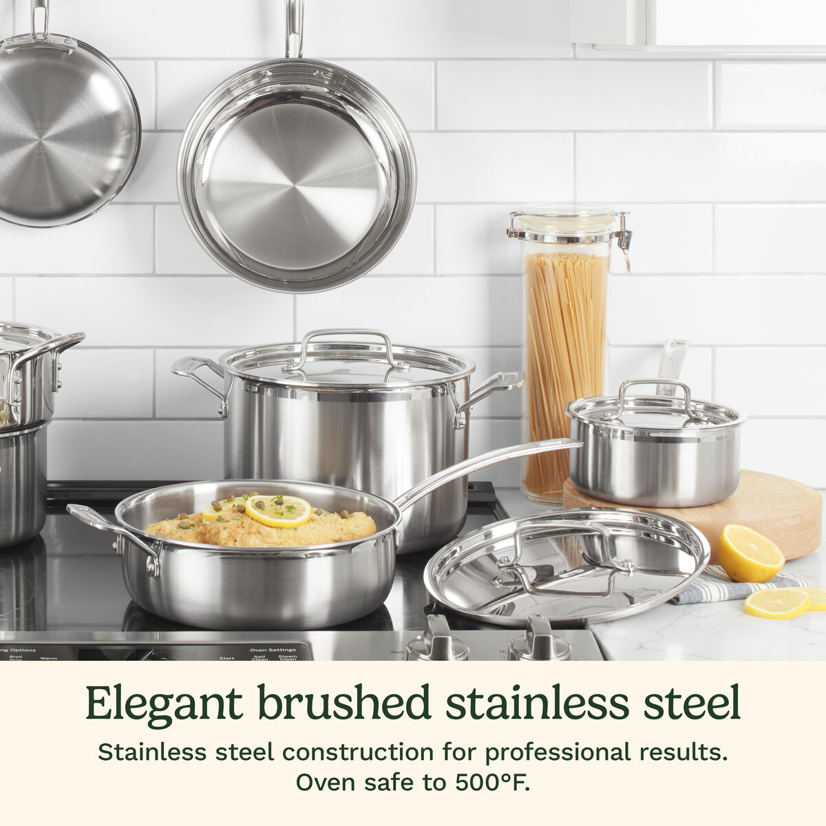 MultiClad Pro Triple Ply Stainless Cookware 12 Piece Set