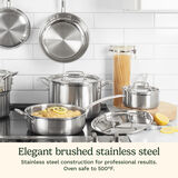 MultiClad Pro Triple Ply Stainless Cookware 12 Piece Set