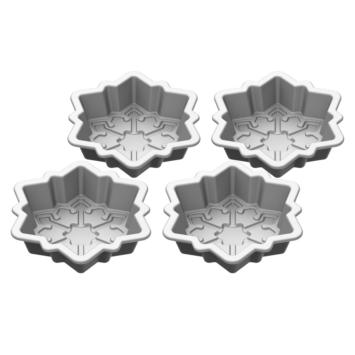 4 piece Mini Snowflake Set 1