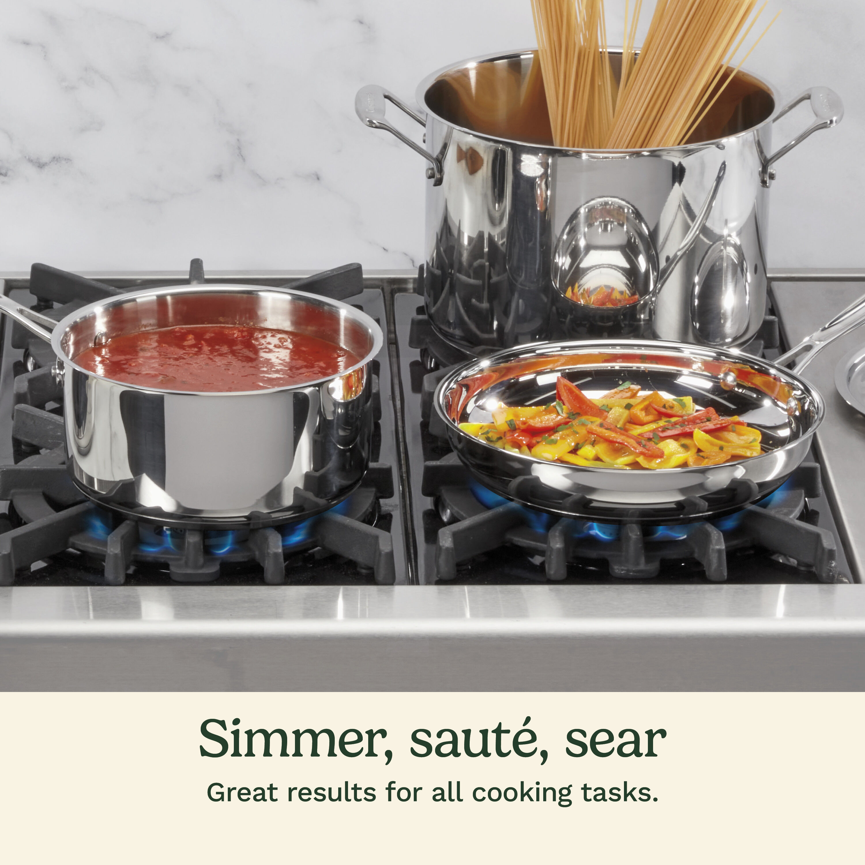 7-Pc Chef's Classic Stainless Cookware Set - Cuisinart