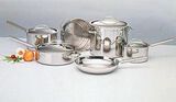 Discontinued 10 Piece Everyday Stainless Cookware Set 1