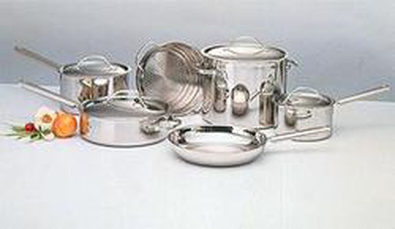 Discontinued 10 Piece Everyday Stainless Cookware Set