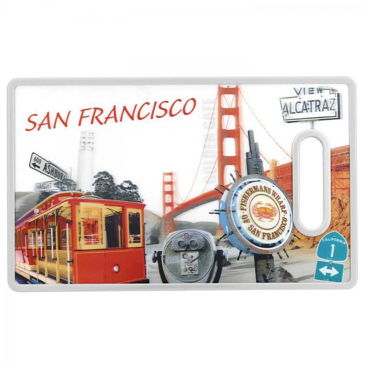Discontinued 3D San Francisco Cutting Board 1