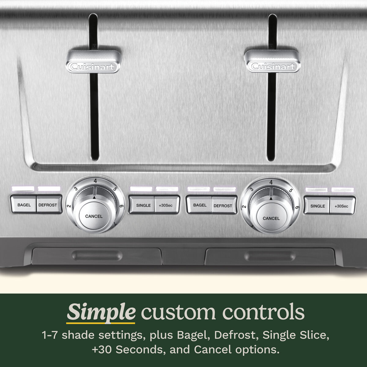 4-Slice XL-Slot Stainless Steel Toaster 5