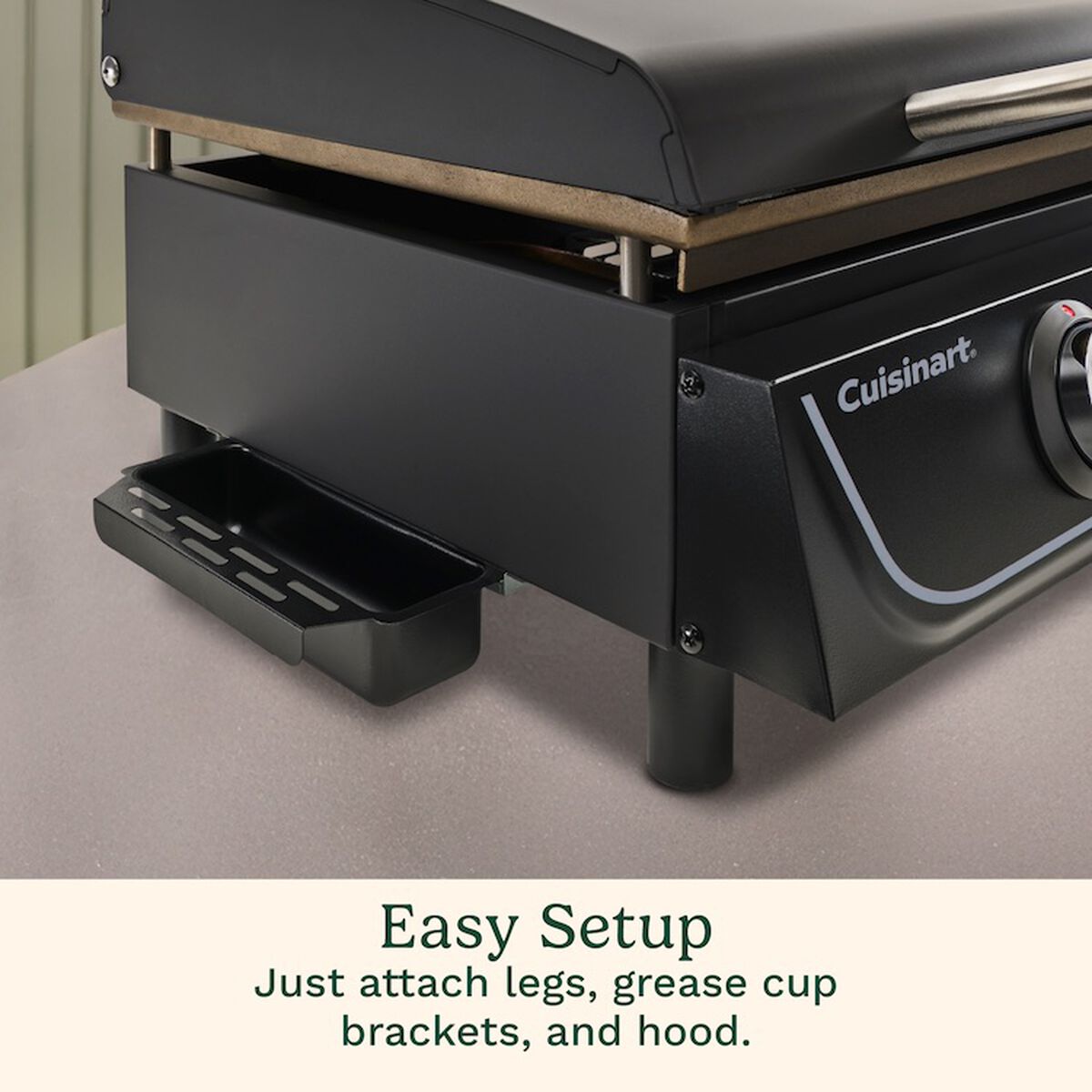22" Tabletop Gas Griddle with Hood 4