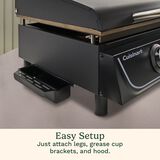 22" Tabletop Gas Griddle with Hood 4