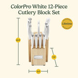 ColorPro 12 Piece Knife Block Set