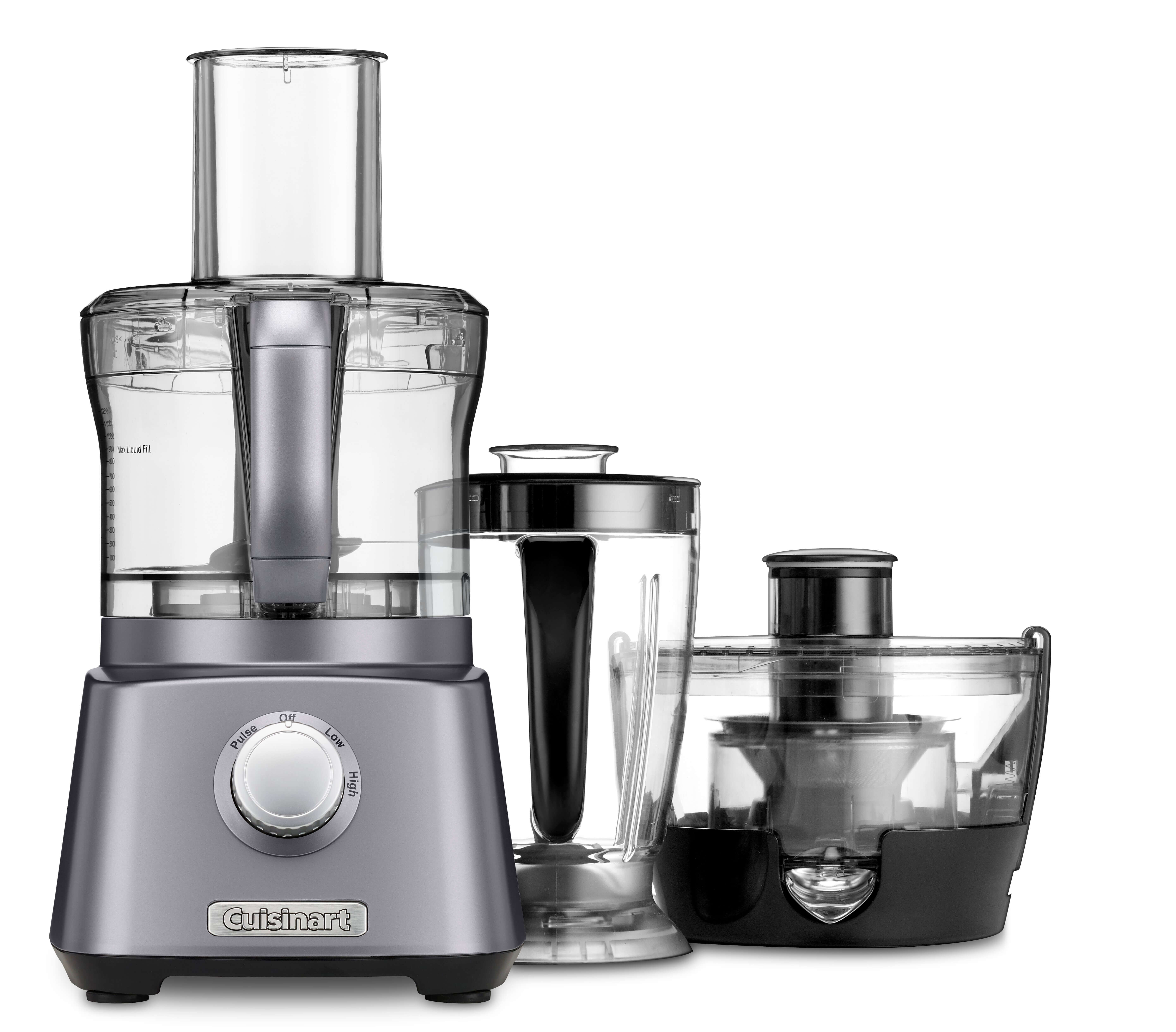Cuisinart ブレンダー 800ml シルバー/ブラック Discontinued Cuisinart Kitchen Central 3-in-1 Food Processor