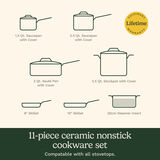 11-Pc Color Impressions Ceramic Nonstick Set 9