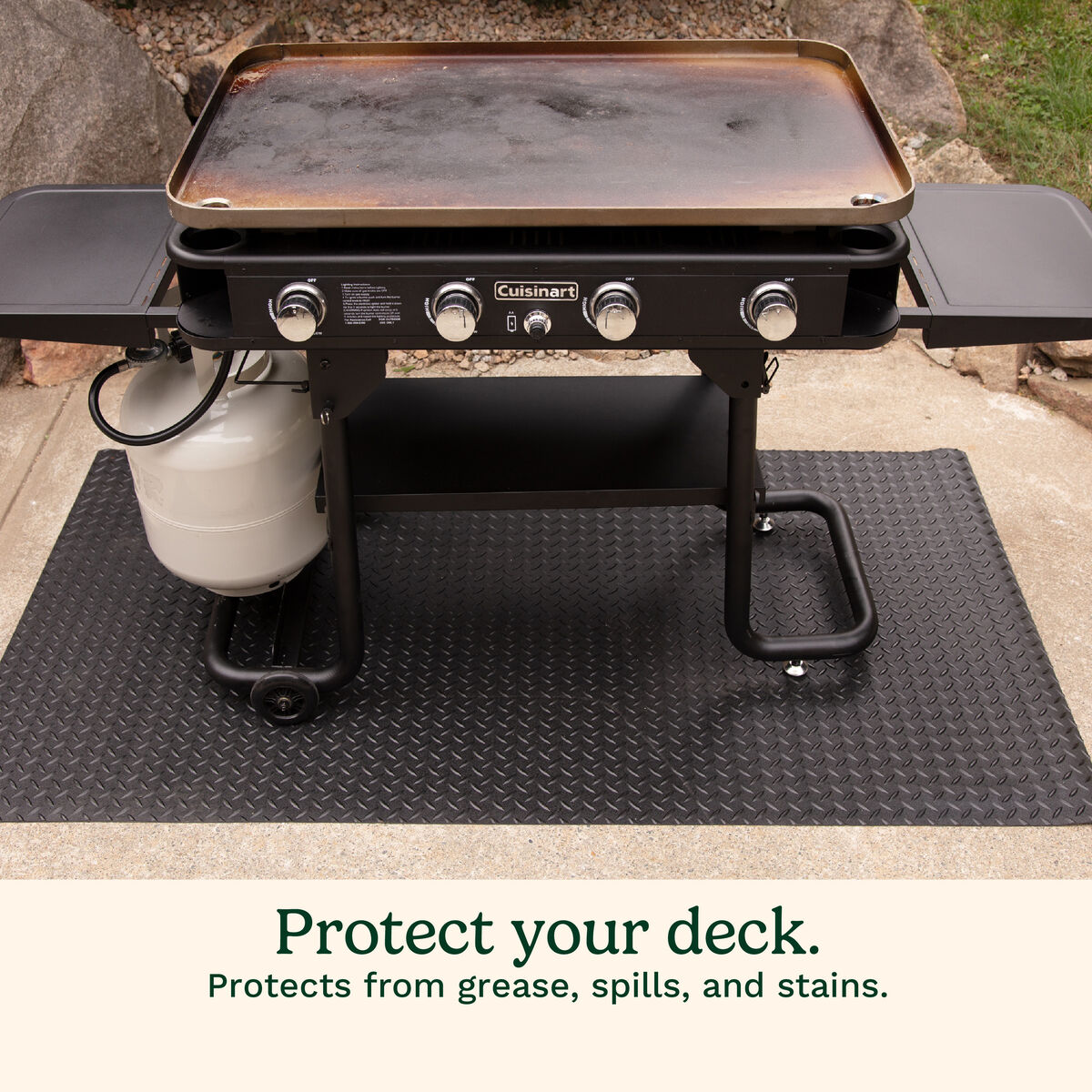65&rdquo; X 36&rdquo; Premium Deck and Patio Grill Mat 5