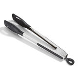 12"  Squared Head Silicone Tongs 1