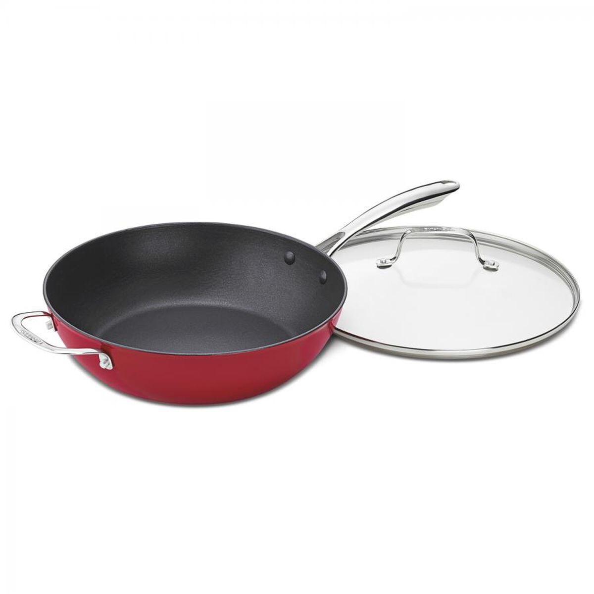 Discontinued 4.5 Quart Chef&rsquo;s Pan with Helper Handle & Cover 1