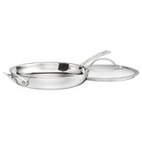 PureClad&trade; Triple-Ply 12" Stainless Steel Skillet with Helper Handle and Cover 1