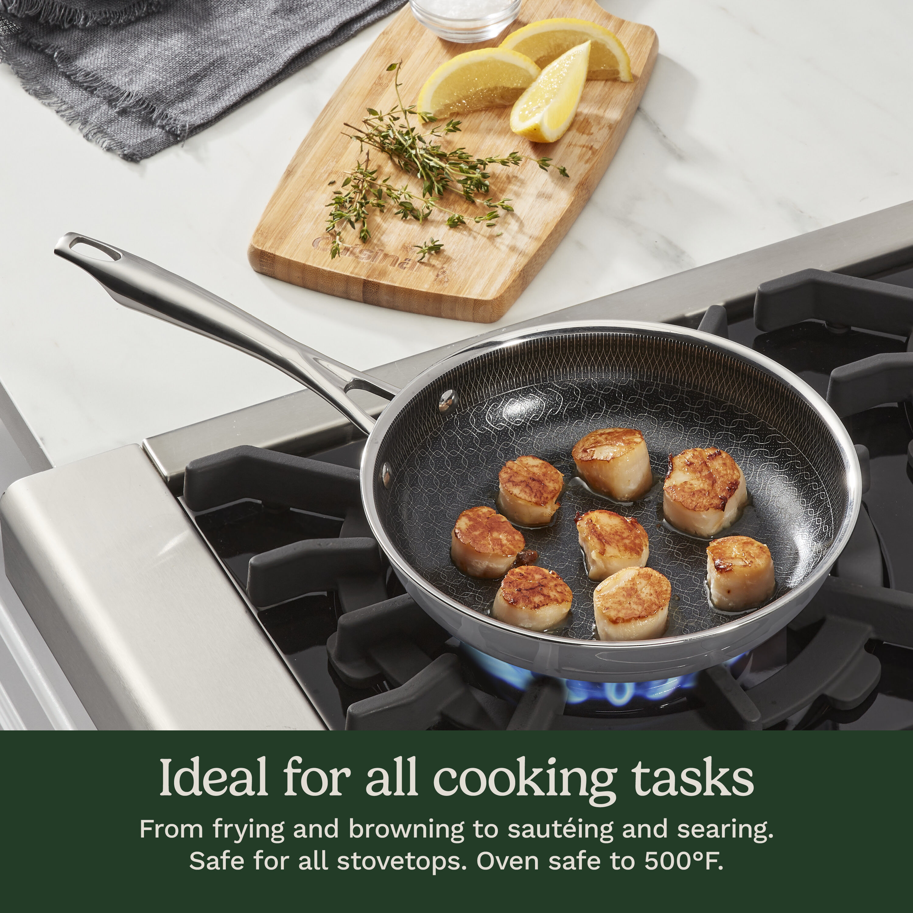 FusionElite+™ Nonstick Tri-Ply Stainless Steel 8