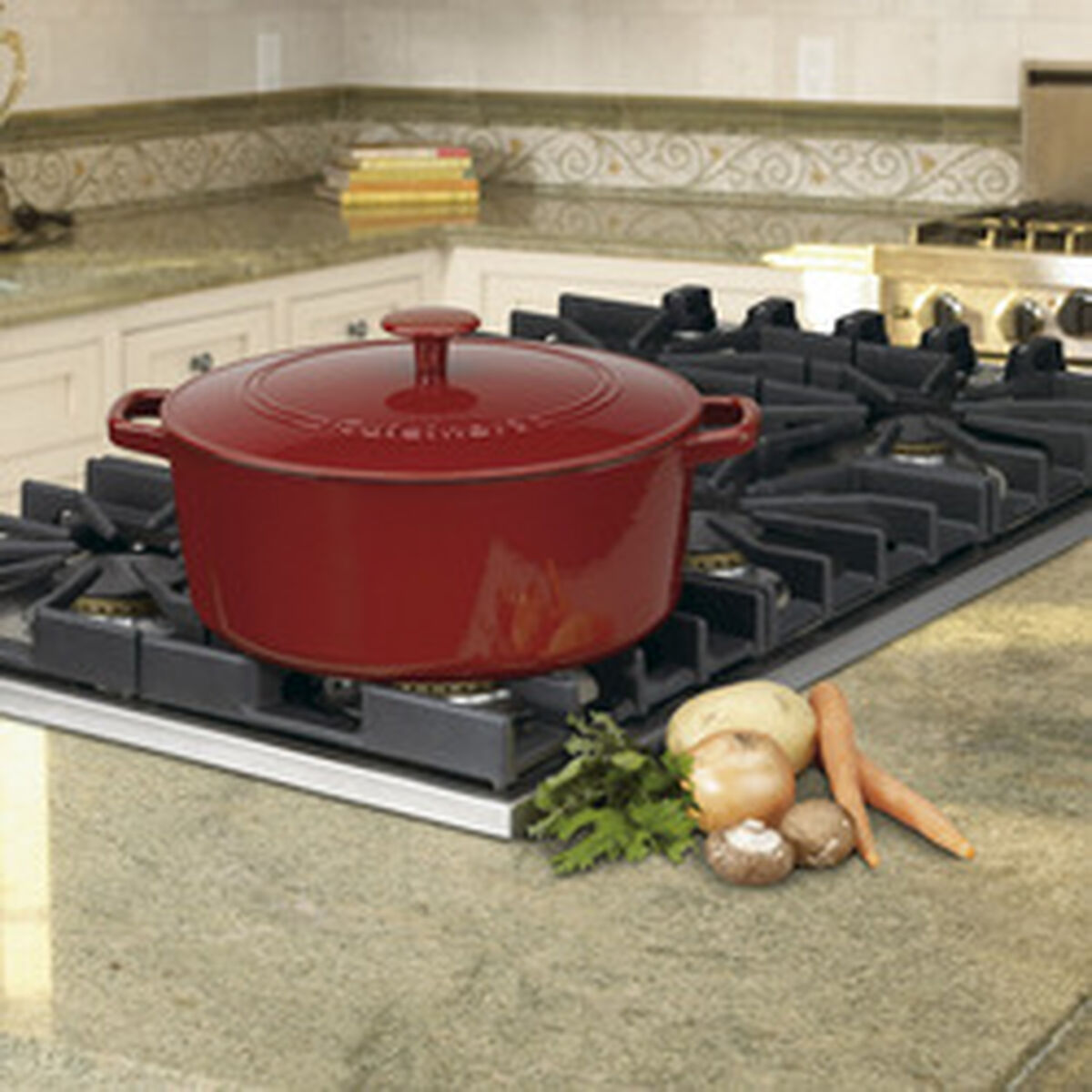 Chef&rsquo;s Classic&trade; Enameled Cast Iron Cookware 7 Qt. Round Covered Casserole