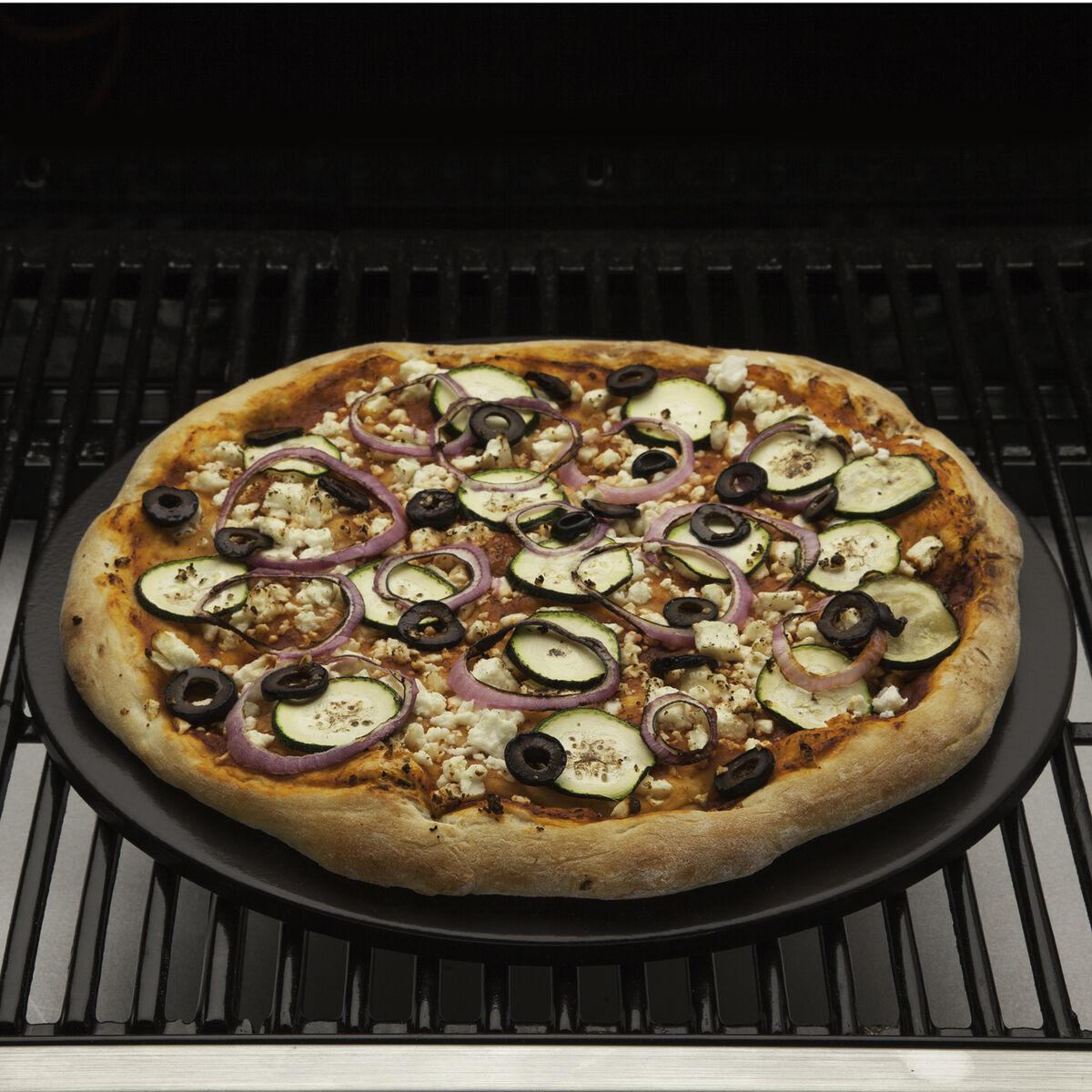 Alfrescamore Ceramic Glazed Cordierite Pizza Stone 2